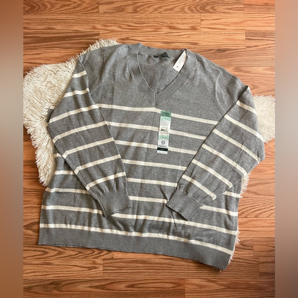 Terra & Sky Lightweight Pull Over Sweater NWT 2X